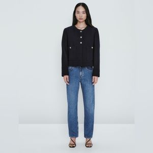 Massimo Dutti Cropped  elegant jacket new no tag